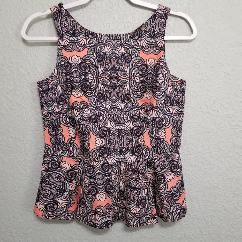 Amanda Uprichard Peplum Top Small EUC